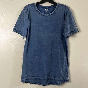 Hollister layered tee shirt blue short sleeve men’s size M